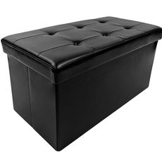 Kontrast Taburet Skora Duo černá