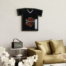 Čierny plastový rámček na stenu 62x72 cm T-Frame – Umbra