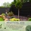 Blumfeldt Tieniace pásy na záhradný plot, PVC, 450 g/m², 50 × 19 cm, spony