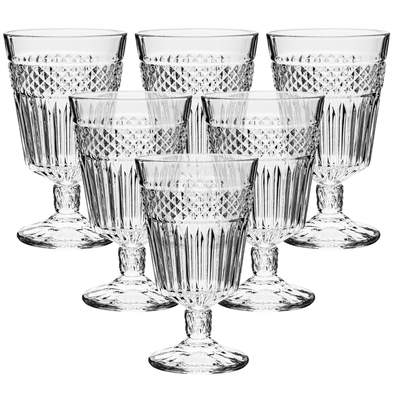 Altom Sada sklenic na nožce Greta 330 ml, 6 ks
