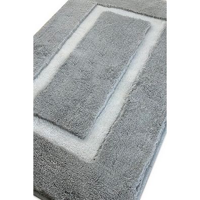 SADA 2x Kúpeľňová predložka 60/100 cm šedá