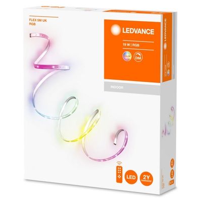 Ledvance - LED RGB Stmievateľný pásik FLEX 5m LED/19W/230V + DO