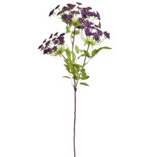 Umelé kvety ANETHUM fialové tóny 75 cm