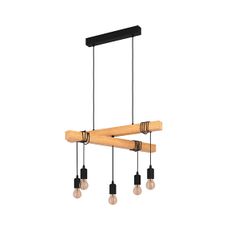 Eglo 43629 - Luster na lanku TOWNSHEND 5xE27/60W/230V