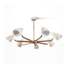 luster na tyči KALLITHEA 7xE27/60W/230V béžový