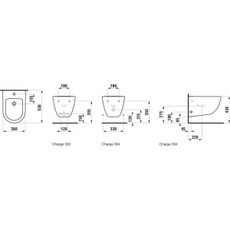 LAUFEN H8309520003021 - Závesný bidet PRO keramika/biela