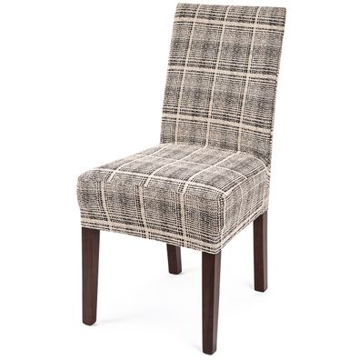 4Home Napínací poťah na stoličku Comfort Plus Check, 40 - 50 cm, sada 2 ks