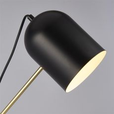 Searchlight EU60881BK - Stojacia lampa ODYSSEY 1xE27/7W/230V čierna