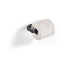 Čierny držiak na toaletný papier Zone Rim