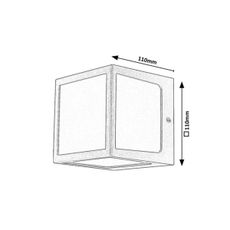 Rabalux 77042 - LED Vonkajšie nástenné svietidlo LED/10W/230V IP54 antracit