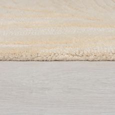 Flair Rugs , Behúň Solace Lino Leaf Natural, 60x230, béžová, chodba / predsieň