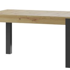 Szynaka Rozkládací jídelní stůl Lucas II 40 140/210 cm dub Artisan/černý