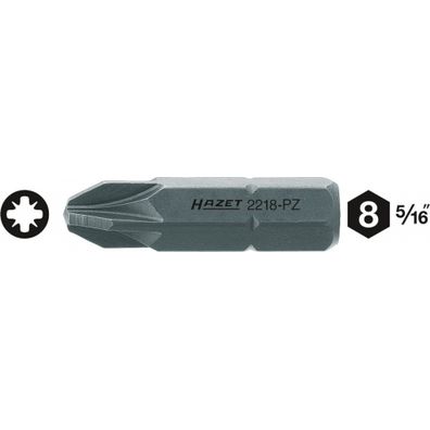 Nástavce (bity) 2218-PZ4 Hazet - HA014736