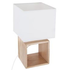 DekorStyle Nočná lampa Pojo štvorcová 32 cm