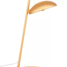 Dizajnová stolová lampa Flute zlatá