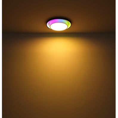 Globo 41390-21 - LED RGBW Stmievateľné stropné svietidlo MORGAN LED/21W/230V + DO