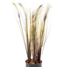 Mondex Umelá kvetina GRASS 55 cm žlto-hnedá