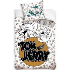 Bavlnené posteľné obliečky Tom & Jerry - 100% bavlna - 70 x 90 cm + 140 x 200 cm