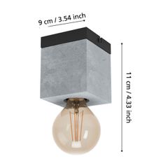 Eglo 43595 - Stropné svietidlo PRESTWICK 1xE27/40W/230V