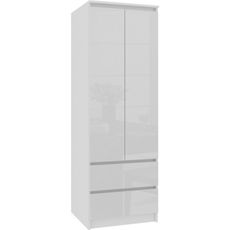 Skriňa STAR S60 2D 2SZ - lesklá biela
