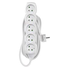 EMOS Prodlužovací kabel s 5 zásuvkami 1,5 mm² KIKOK 7 m bílý