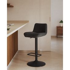 Čierne barové stoličky v súprave 2 ks 103 cm Zenda – Kave Home
