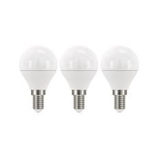 Súprava 3 LED žiaroviek EMOS Classic Mini Globe Warm White, 5W E14