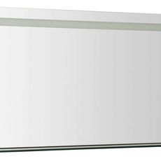 Sapho Breto - Zrkadlo Breto, 100x61 cm, s LED osvetlením a poličkou BT100
