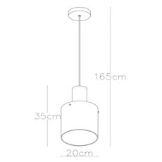 Lucide 74405/01/62 - Luster na lanku TOLEDO 1xE27/40W/230V