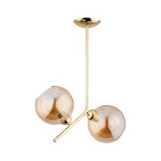 Luster na tyči LALEN 2xE27/60W/230V béžová