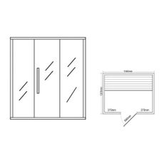 Sanotechnik - Riga - Fínska sauna pre 3 osoby