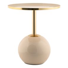 Kovový okrúhly odkladací stolík ø 40 cm Mila – Leitmotiv
