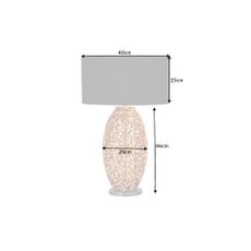 Stolná lampa Leaf 45cm zlatý RÁM