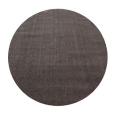 Ayyildiz , Kusový koberec Ata 7000 mocca kruh, 120x120 (priemer) kruh, hnedá, obývacia izba