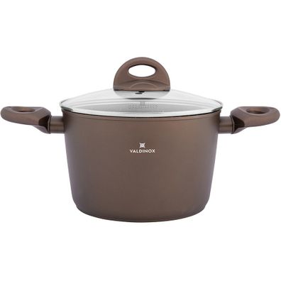 Valdinox Aurum Kastról s nepriľnavým povrchom s pokrievkou, 20 cm, 3,2 l