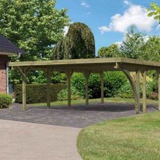 Drevený prístrešok / carport CLASSIC 3B Lanitplast