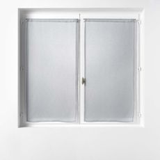 Sivé voálové záclony v súprave 2 ks 60x90 cm Sandra – douceur d'intérieur