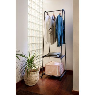 Vákuový plastový úložný box na oblečenie 42x40x25 cm Pink Edition – Compactor