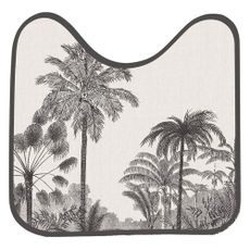 Čierno-béžová WC kúpeľňová predložka 45x45 cm Cocoty – douceur d'intérieur