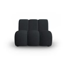 Čierny modul pohovky Lupine – Micadoni Home
