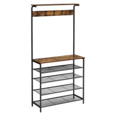 Boxxx PREDSIEŇOVÝ NÁBYTOK, hnedá, čierna, 80/183,5/31,5 cm