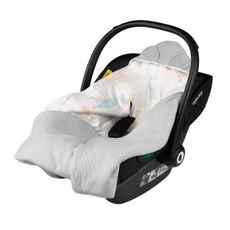 Lionelo - Zavinovačka do autosedačky TRAVEL SWADDLE 90x90 cm Sivý Balón