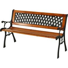 Záhradná lavička Paula, 125 x 52 x v. 73 cm, cyprusové drevo