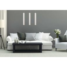 LED Luster na lanku TUBA 3xGU10/4,8W/230V biela