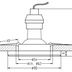 Bodové svetlo SS-23 Candellux Modrá