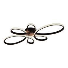 Čierne LED stropné svietidlo 45.5x83 cm Fly – Trio