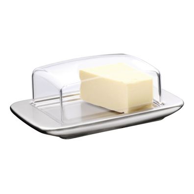 Nádobka na maslo WMF Cromargan® Brunch, 18 x 9 cm