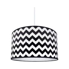 Luster Zygzak BLACK 1xE27/60W/230V