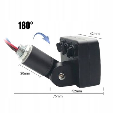 LED Vonkajší reflektor so senzorom LED/30W/230V 4000K IP65 čierna