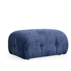 Univerzálny puf Pebble 95 x 65 cm, modrá